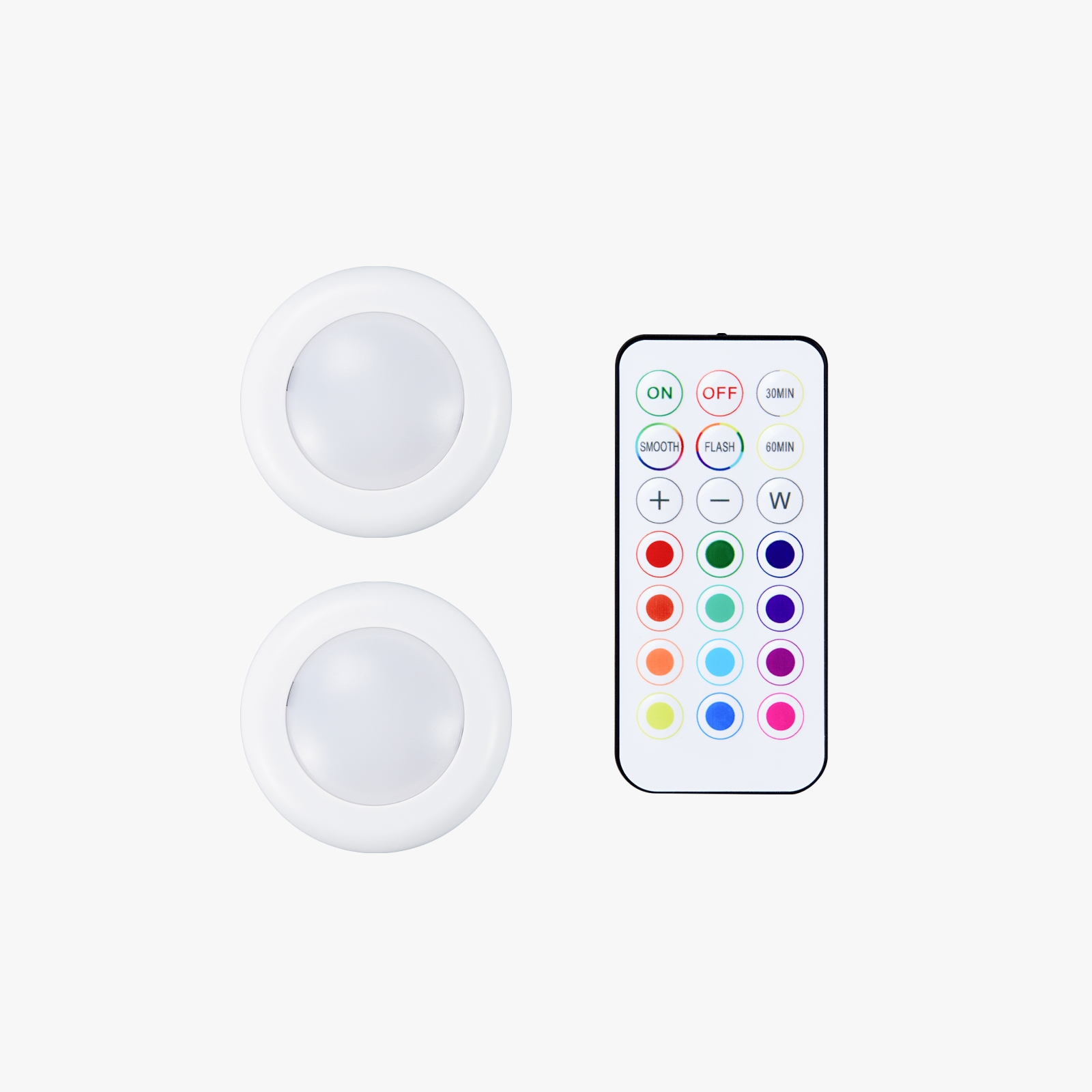 Пульты RGBW 16 цветов с ДУ (2 шт.) Bambu Lab  (Remote Controlled 16-color RGBW Puck Lights (2pcs))