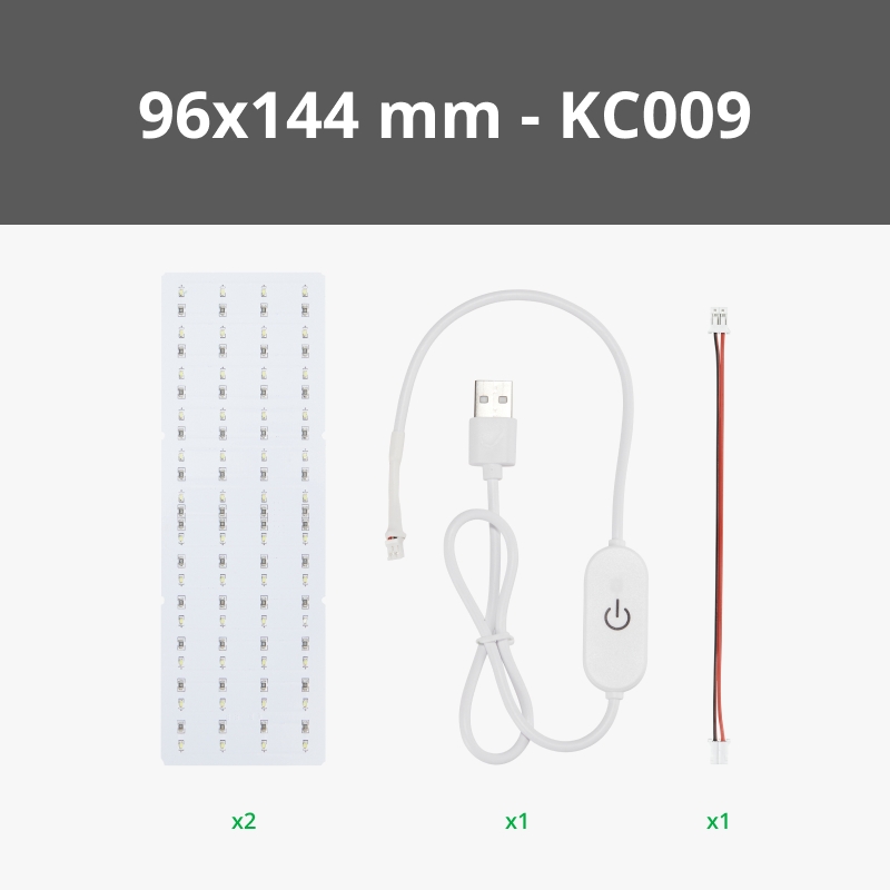 Набор LED-подсветки литофании (2 шт.) Bambu Lab  (Lithophane LED Backlight Board Kit (2PCS))
